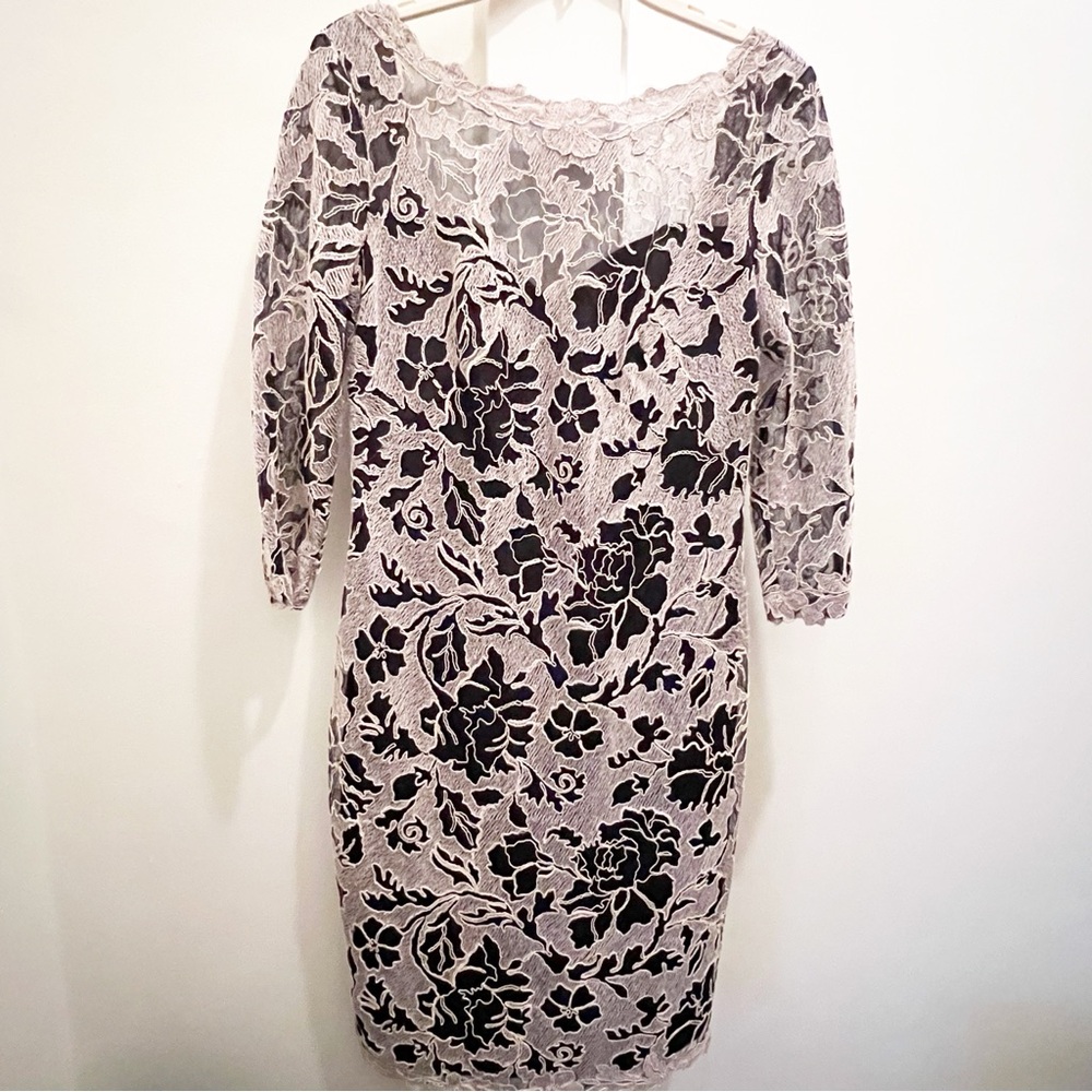 Tadashi‎ Shoji Bodycon Floral Embroidered Lace Dress